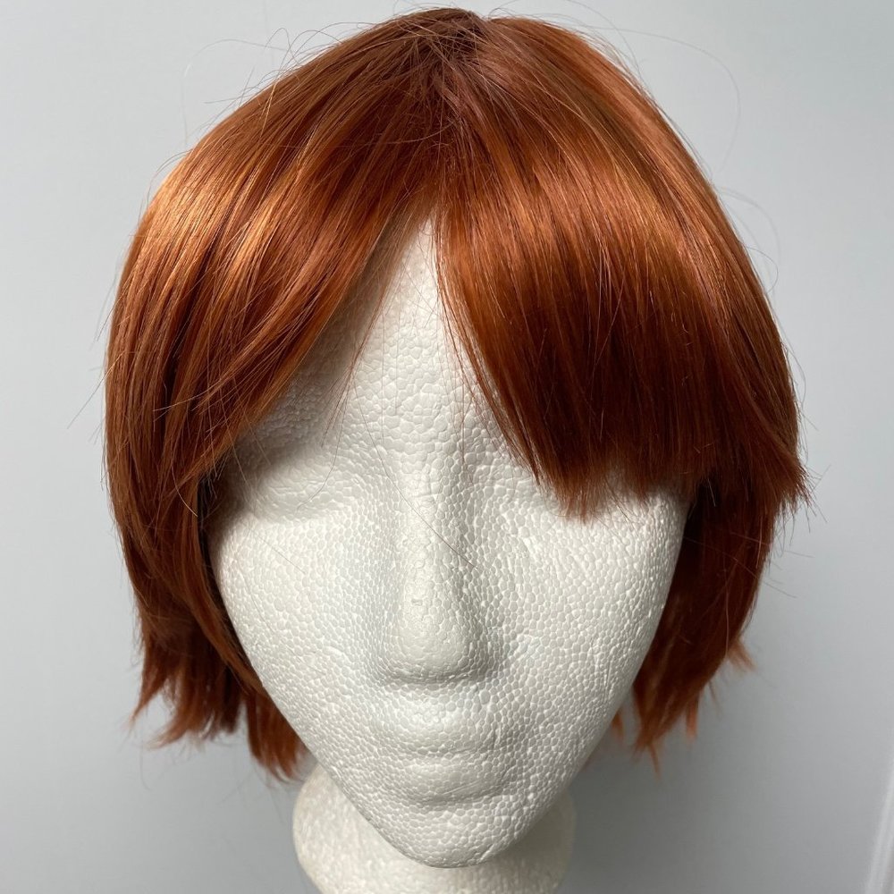 Wig Arda Short Dark Copper Red Magnum Layered Cosplay Halloween